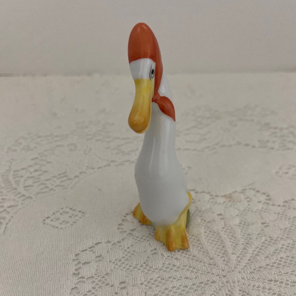 Vintage Herend Pelican Figurine Hand Painted Unique & Rare